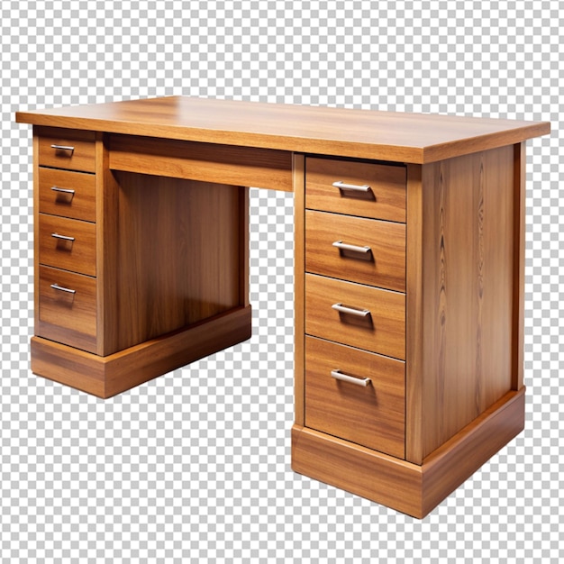 heavy wooden desk