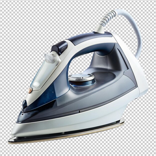 PSD heavyduty steam iron for fabric isolated on white background