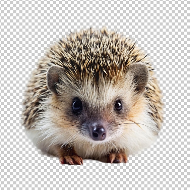 hedgehog baby on the white background