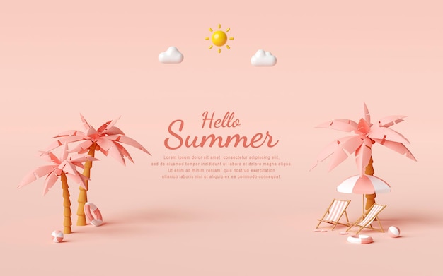 Hello Summer Design Template