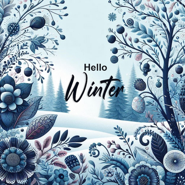 PSD hello winter