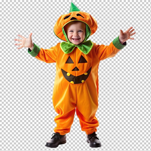 PSD helloween costume on transparent background