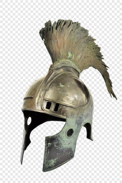 PSD a helmet with a bird on it and the number 3 on it