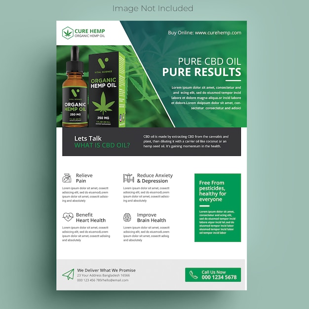 Hemp Product Flyer