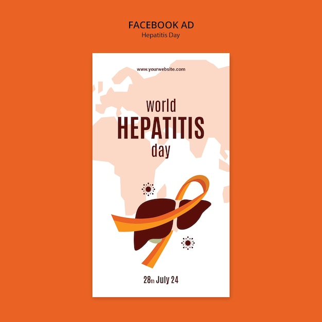 Hepatitis day template design