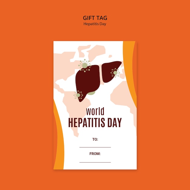 Hepatitis day template design