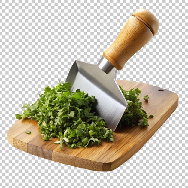 PSD herb chopper on transparent background