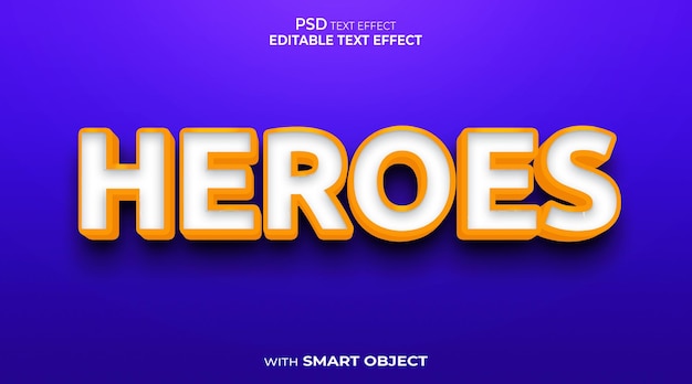 HEROESTEXT EFFECT