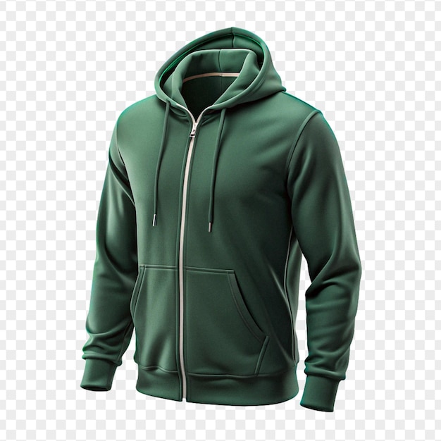 High quality a beautiful hoodie isolated on transparent background for mockup