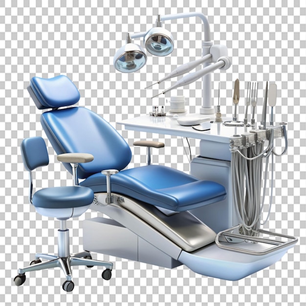 PSD high quality of dental equipment enhance on transparent background