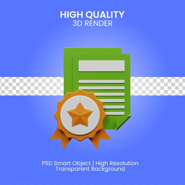 High quality icon 3d render isolated