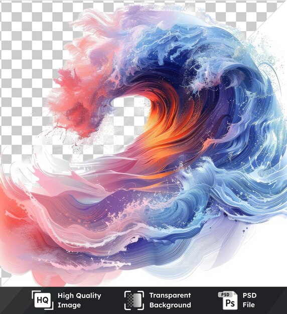 high quality transparent psd abstract wave scribbles vector symbol oceanic motion in the ocean