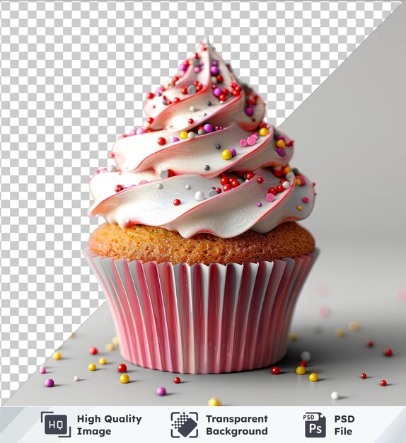 PSD high quality transparent psd freshly cupcake png clipart cupcakes with sprinkles