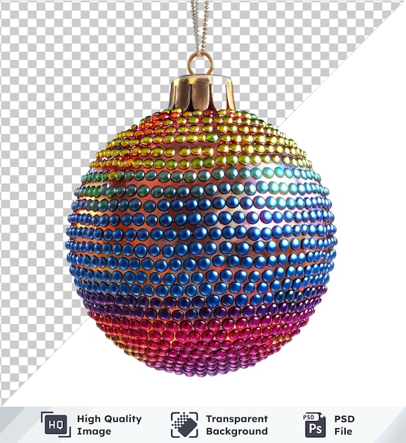 high quality transparent psd new years eve ball drop isolated on transparent background