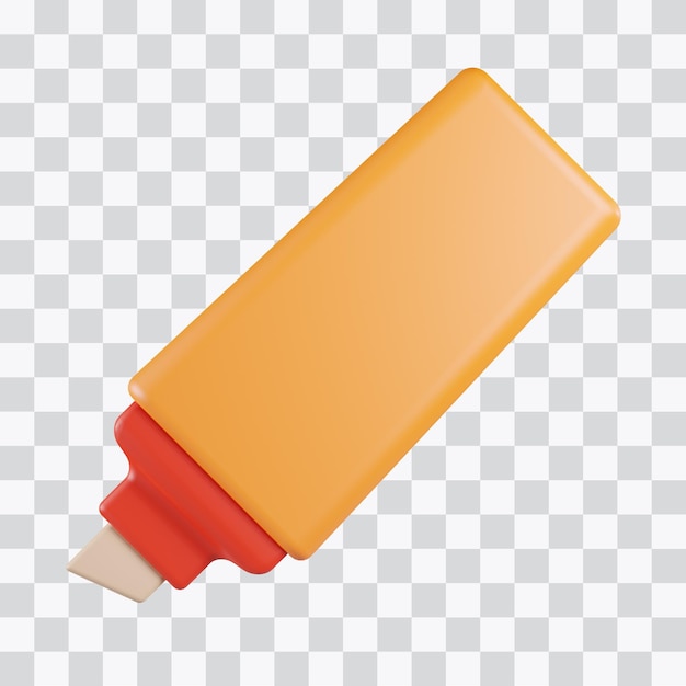 Highlighter 3D Icon