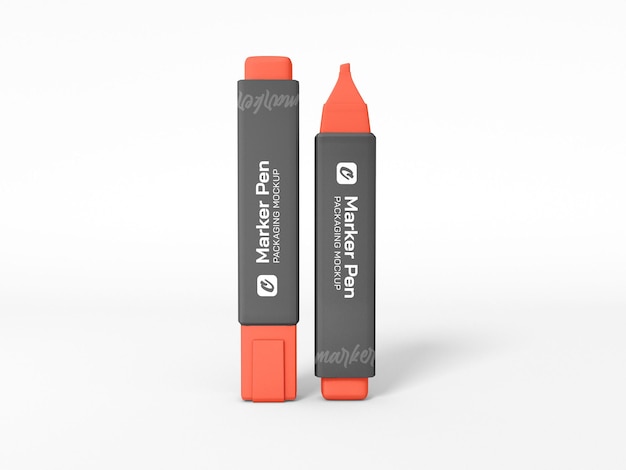 Highlighter Correction Marker Pen Mockup