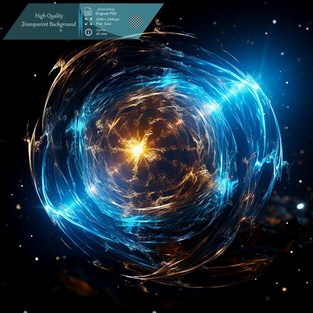 PSD a highly magnetized rotating neutron star that emits beams of radiation on transparent background