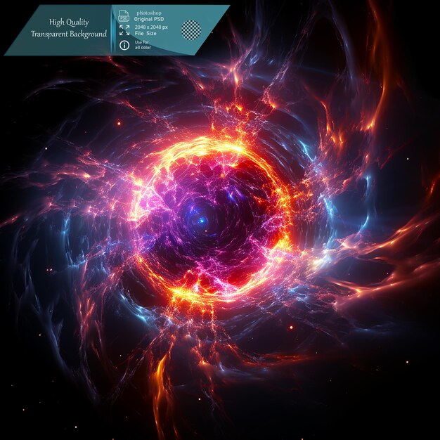 PSD a highly magnetized rotating neutron star that emits beams of radiation on transparent background