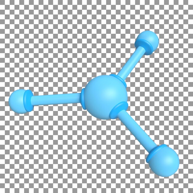 highquality 3d structural chemical formula object rendering