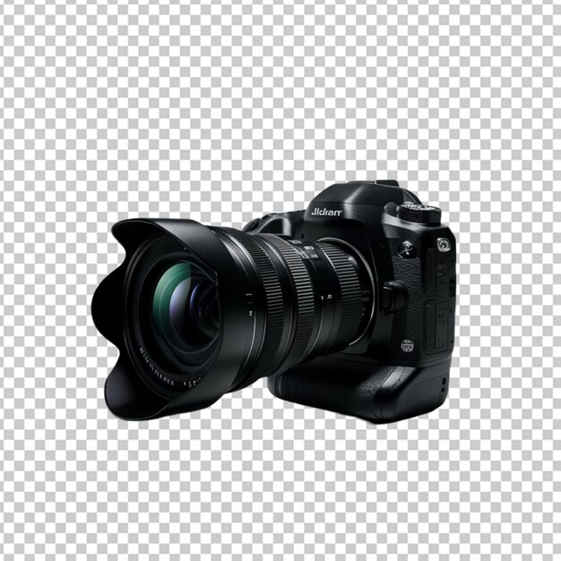 PSD highquality dslr camera with a lens attached