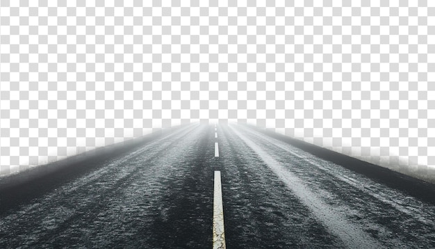 Highway isolated on transparent background PNG