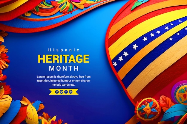 PSD hispanic heritage month background