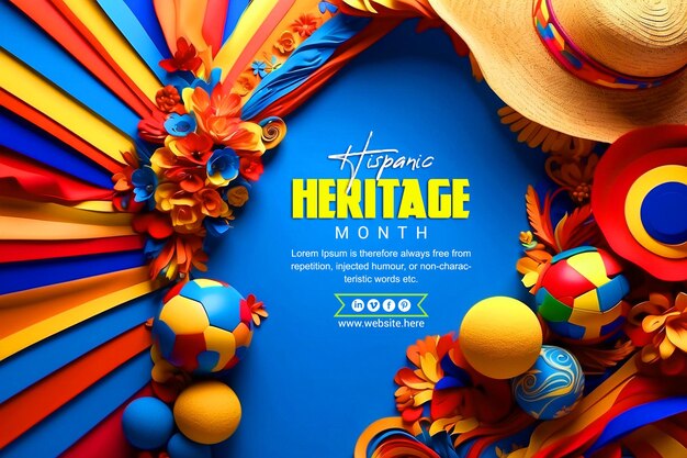 Hispanic heritage month concepts