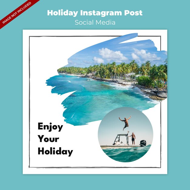 PSD holiday instagram post