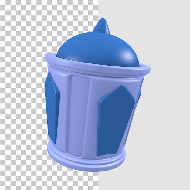 holiday lantern symbol 3d icon