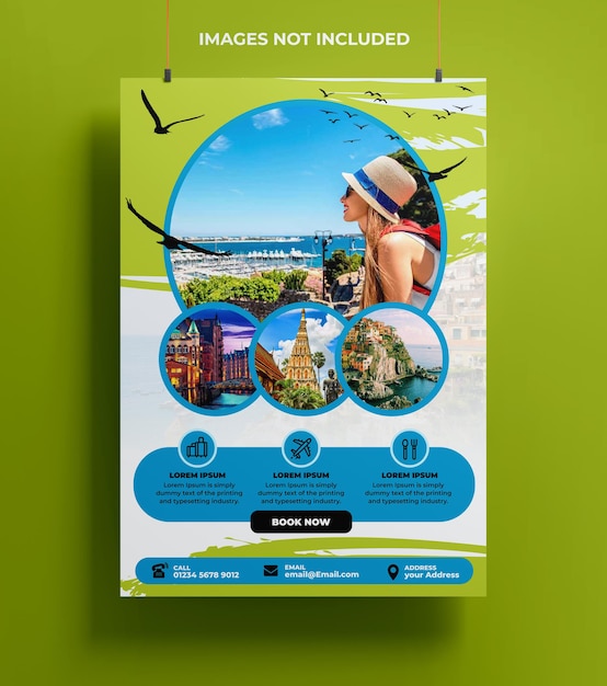 Holiday Travel Flyer Template