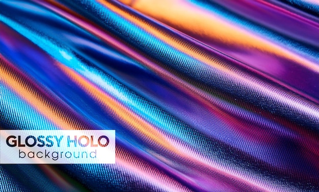 PSD holo background holographic metallic fabric texture