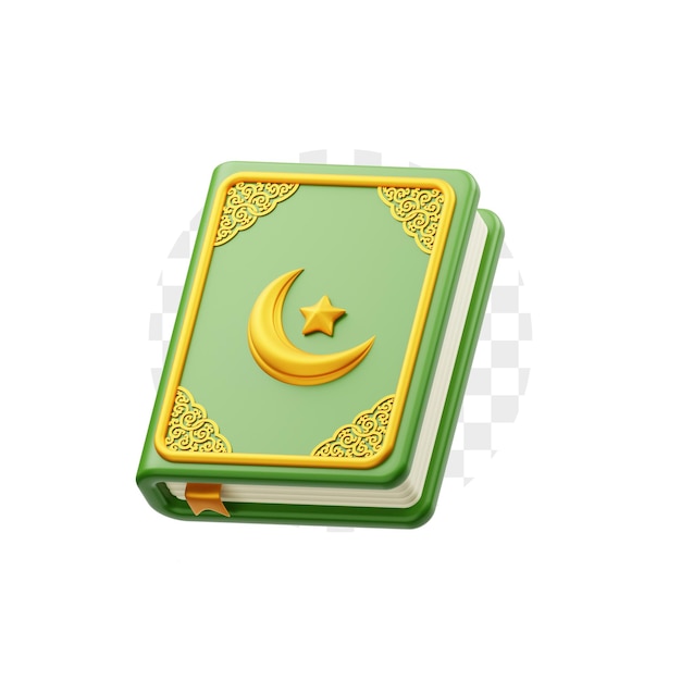 Holy Quran Book 3D Icon