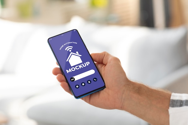 Home automation mockup design