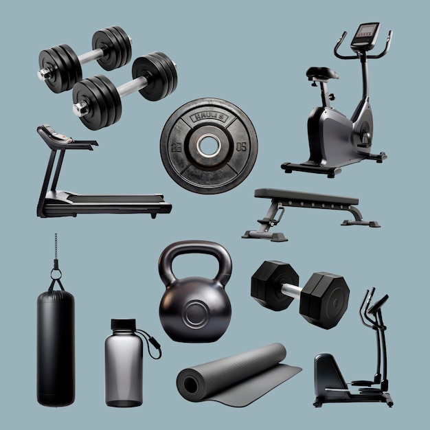 PSD home gym equipment essentials