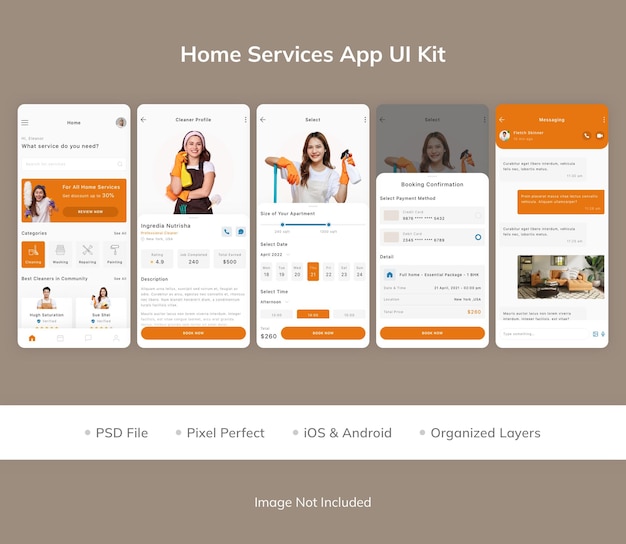 Home Services App UI Kit