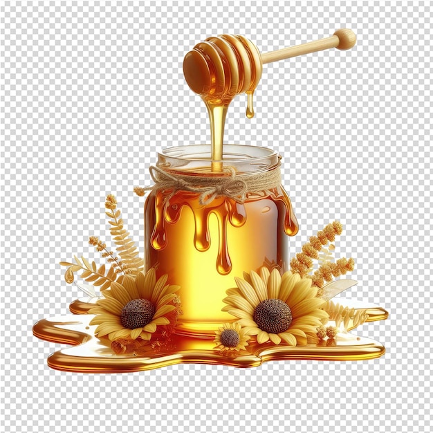 Honey Bliss Capture the Richness and Purity of Isolated Honey