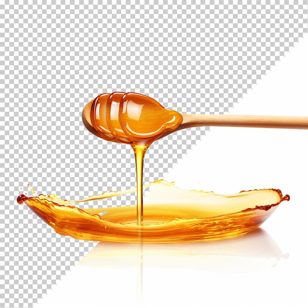 PSD honey isolated on transparent background