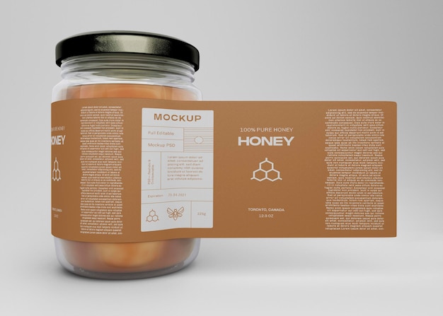 Honey Jar Mockup