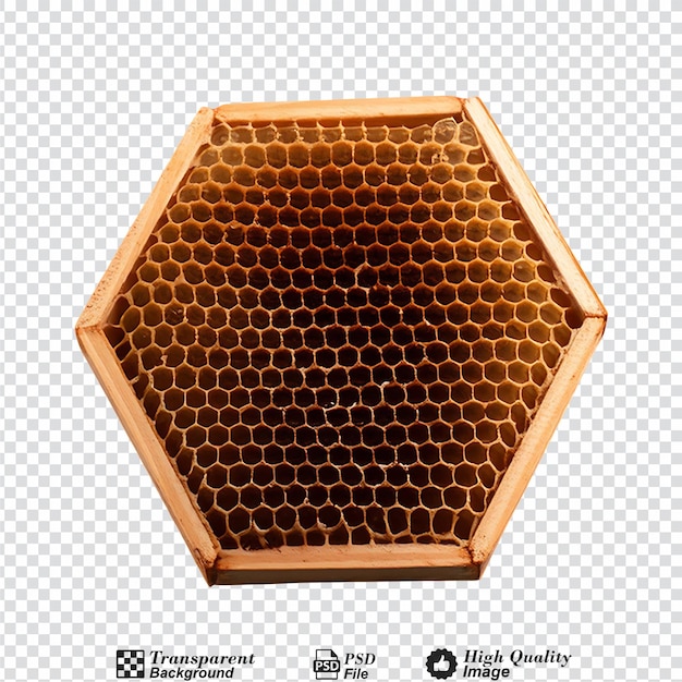 Honeycomb isolated on transparent background