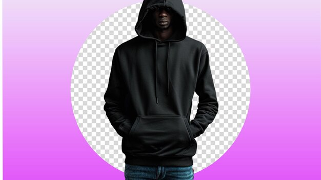 hood jacket mockup