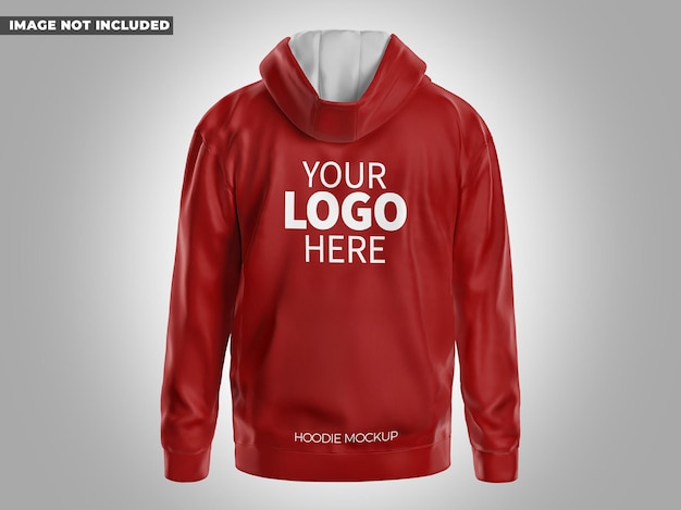 Hoodie Mockup Back View