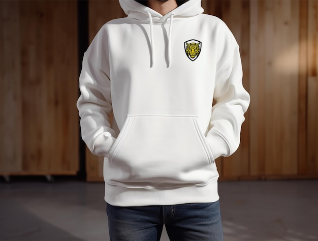 Hoodie mockup design PSD template