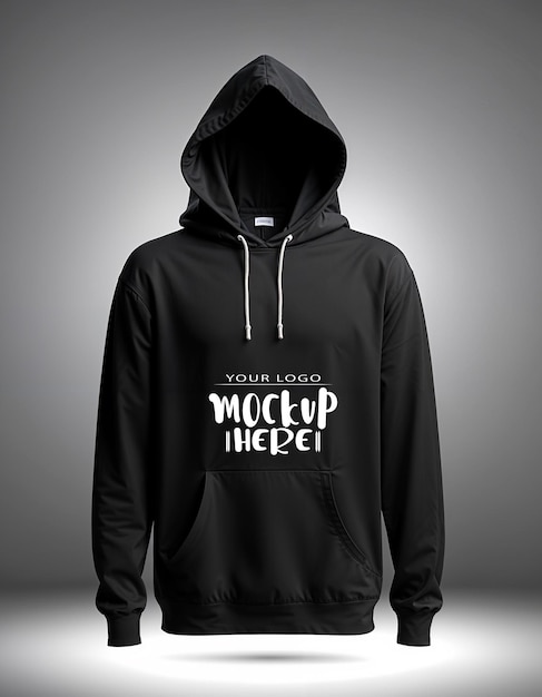 Hoodie mockup template design for social media poster and banner