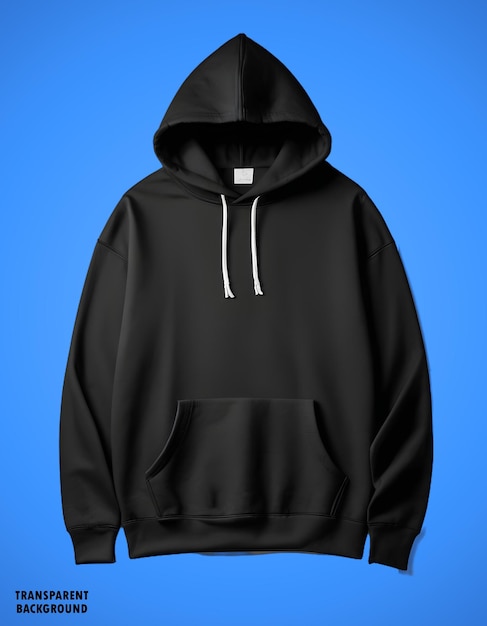 Hoodie mockup with isolated background design for social media poster and banner