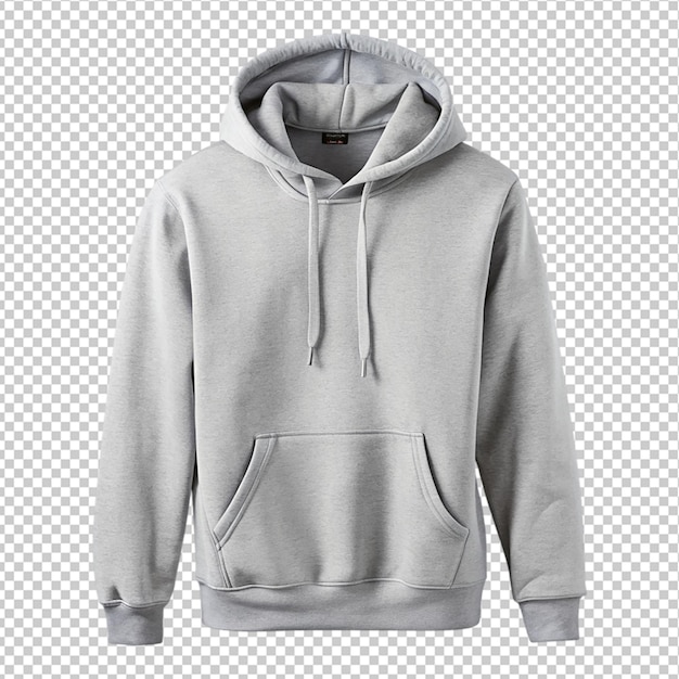 PSD hoodie on transparent background