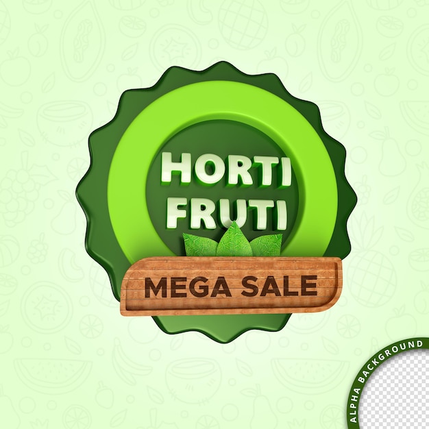 HORTIFRUTI 3D clipping path