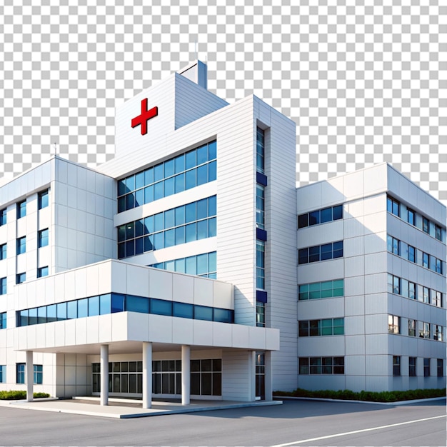 hospital on transparent background