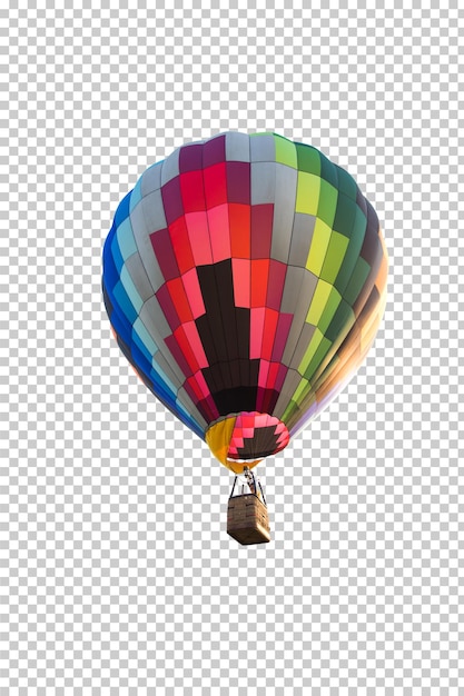 Hot air balloon isolated