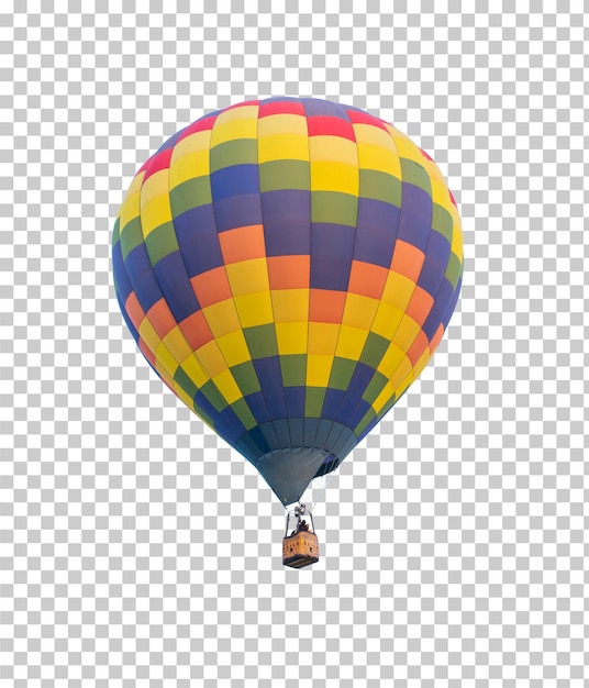 Hot air balloon isolated