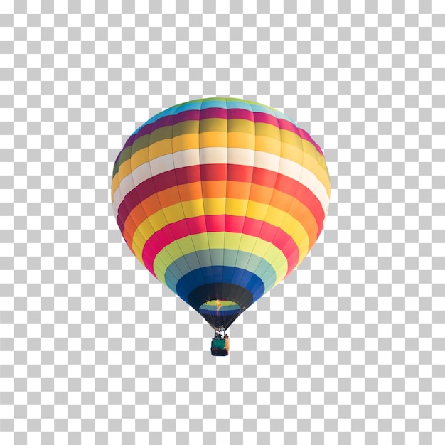 Hot air balloon isolated